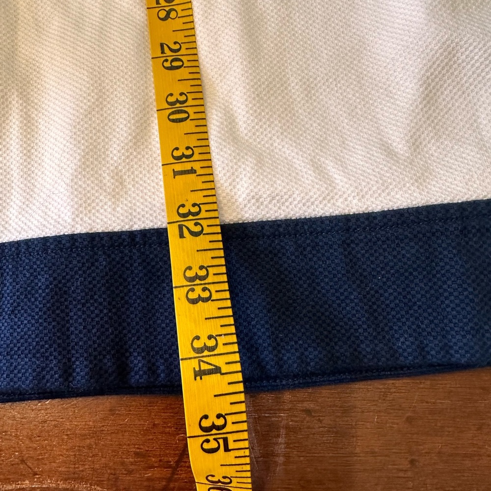 Vineyard Vines‎ size 4 white mini sheath lined with navy trim dress - Picture 13 of 13